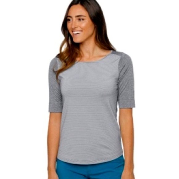 Prana Gray Top - Picture 1 of 5